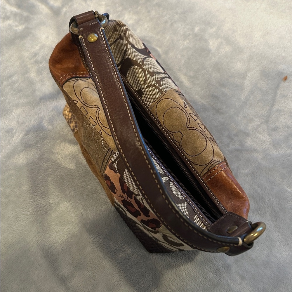 Coach Multicolor Patchwork wristlet bag - image 3